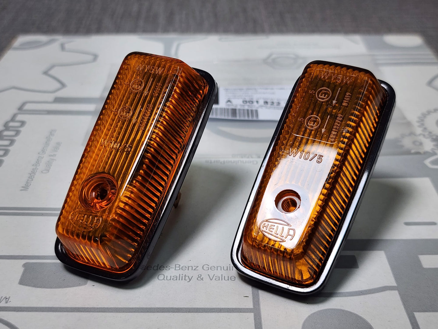 Side indicators original Mercedes G Class side indicators orange W 460 461 463 set