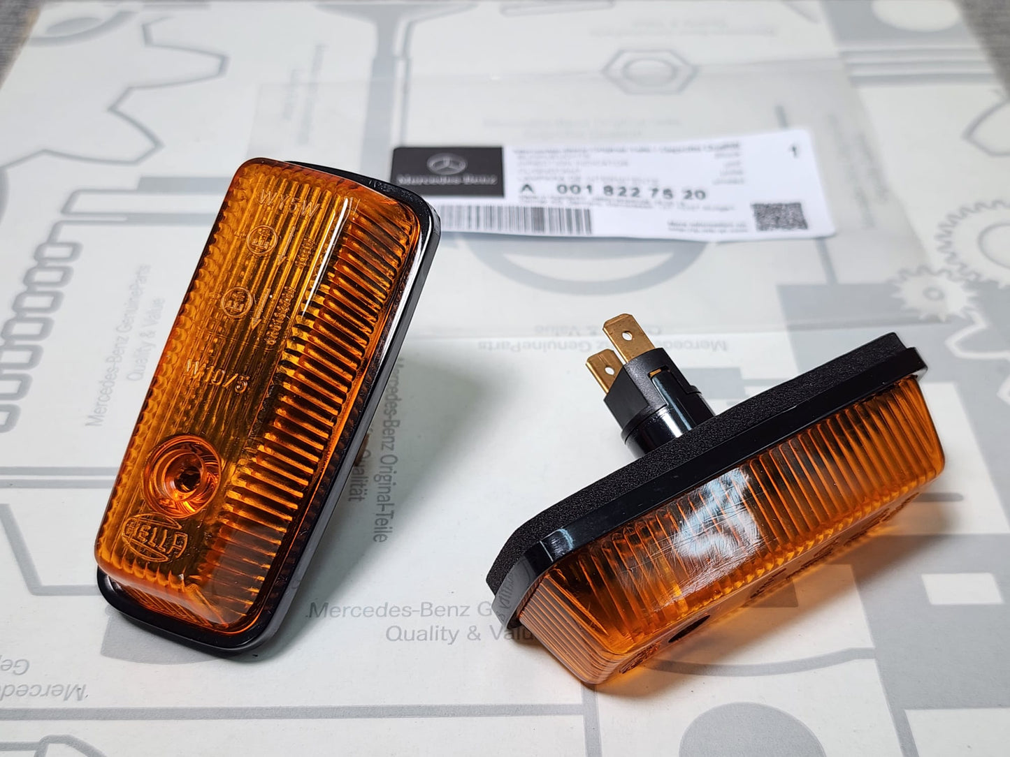 Side indicators original Mercedes G Class side indicators orange W 460 461 463 set