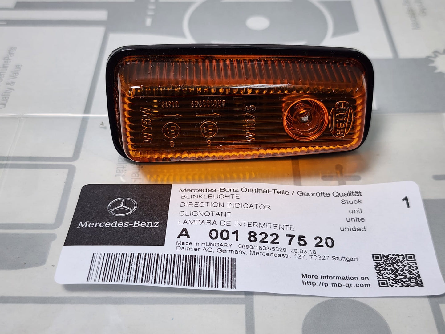 Side indicators original Mercedes G Class side indicators orange W 460 461 463 set